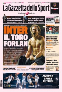 prima pagina gazzetta dello sport 24 agosto