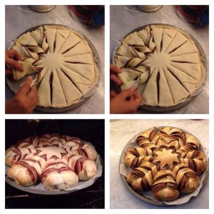 pan brioche alla nutella preparazione