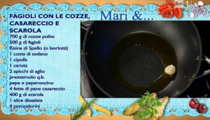 fagioli con cozze ricetta pascucci