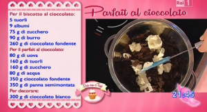 parfait al cioccolato ingredienti